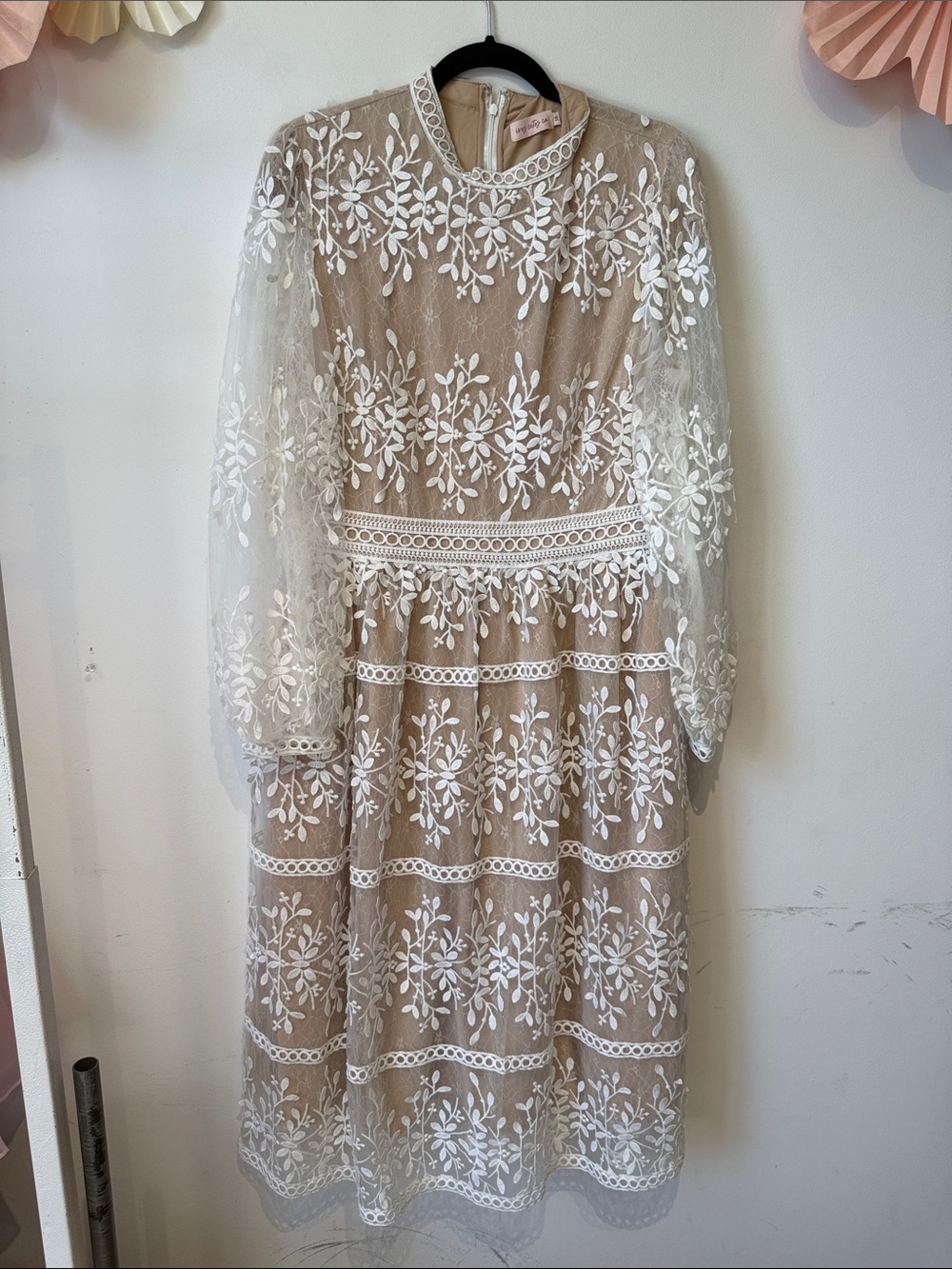 Ivy city co Sicily dress in champagne size 16